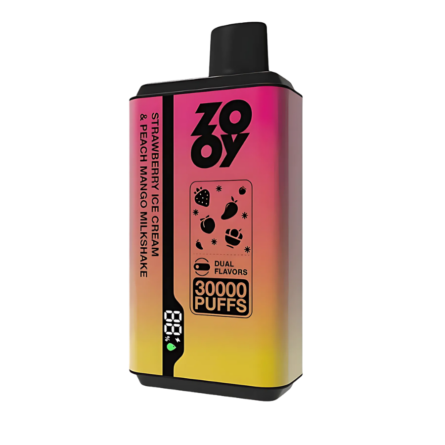 ZOOY 30 K (STRAWBERRY ICE CREAM & PEACH MANGO MILKSHAKE)